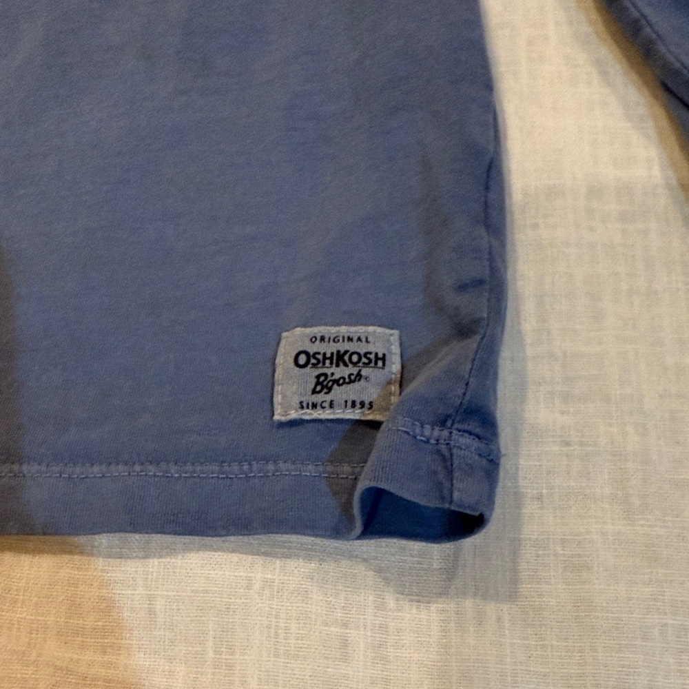 OshKosh B'gosh Classic Blue Long Sleeve Tee size 10 A - Picture 2 of 6